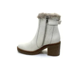 Ivoire-354 Ivoire 109381 Cuir Beige*Femme Fourrées