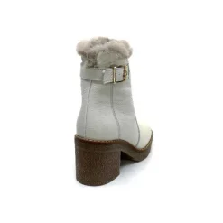 Ivoire-354 Ivoire 109381 Cuir Beige*Femme Fourrées