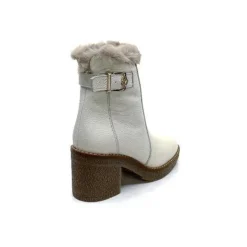 Ivoire-354 Ivoire 109381 Cuir Beige*Femme Fourrées