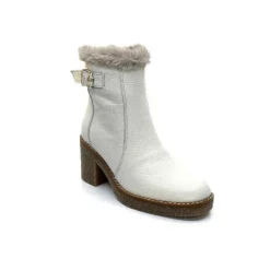 Ivoire-354 Ivoire 109381 Cuir Beige*Femme Fourrées