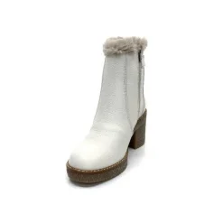Ivoire-354 Ivoire 109381 Cuir Beige*Femme Fourrées
