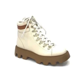 Elena Ivoire 23593 Cuir Beige*Femme Fourrées
