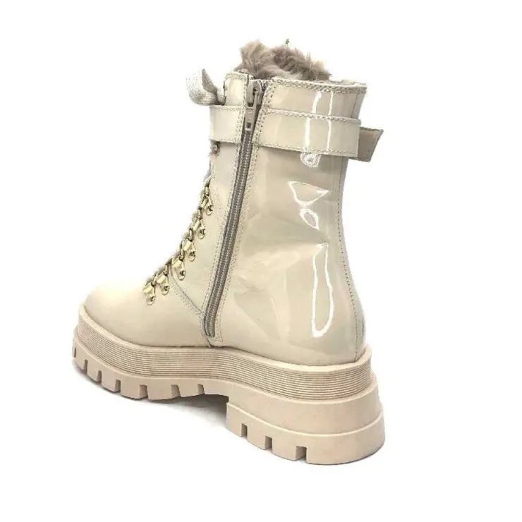 Elena Ivoire 61042 Cuir Beige*Femme Fourrées