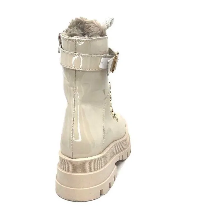 Elena Ivoire 61042 Cuir Beige*Femme Fourrées
