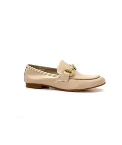 Ivoire0055a Ivoire 321 Cuir Beige Nude*Femme Mocassins