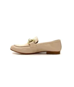Ivoire0055a Ivoire 321 Cuir Beige Nude*Femme Mocassins
