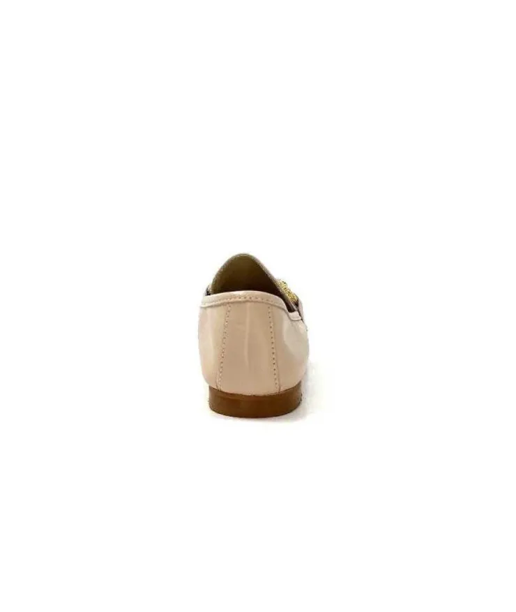 Ivoire0055a Ivoire 321 Cuir Beige Nude*Femme Mocassins