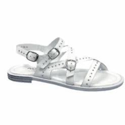 Ivoire0401a Ivoire 500.4301 Cuir Blanc*Femme Sandales