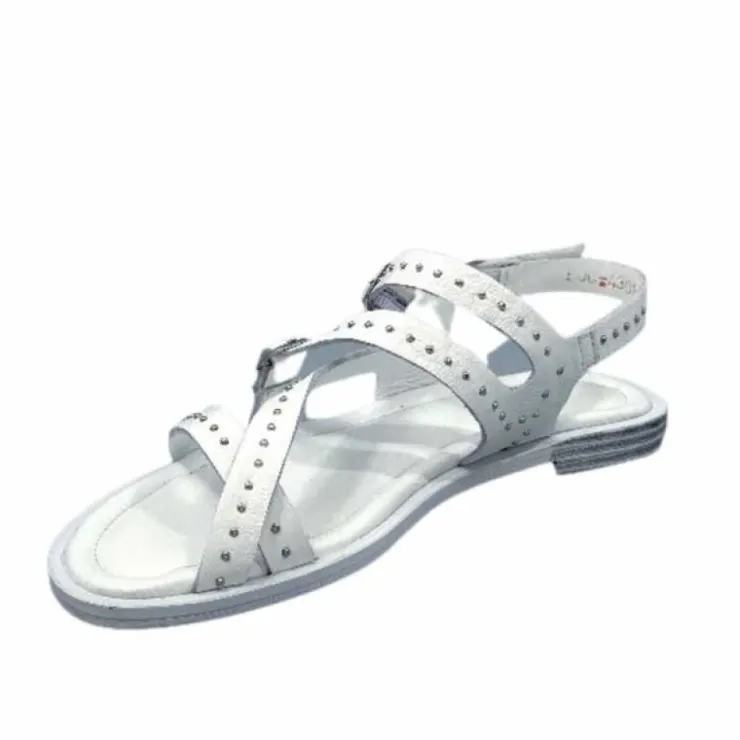 Ivoire0401a Ivoire 500.4301 Cuir Blanc*Femme Sandales