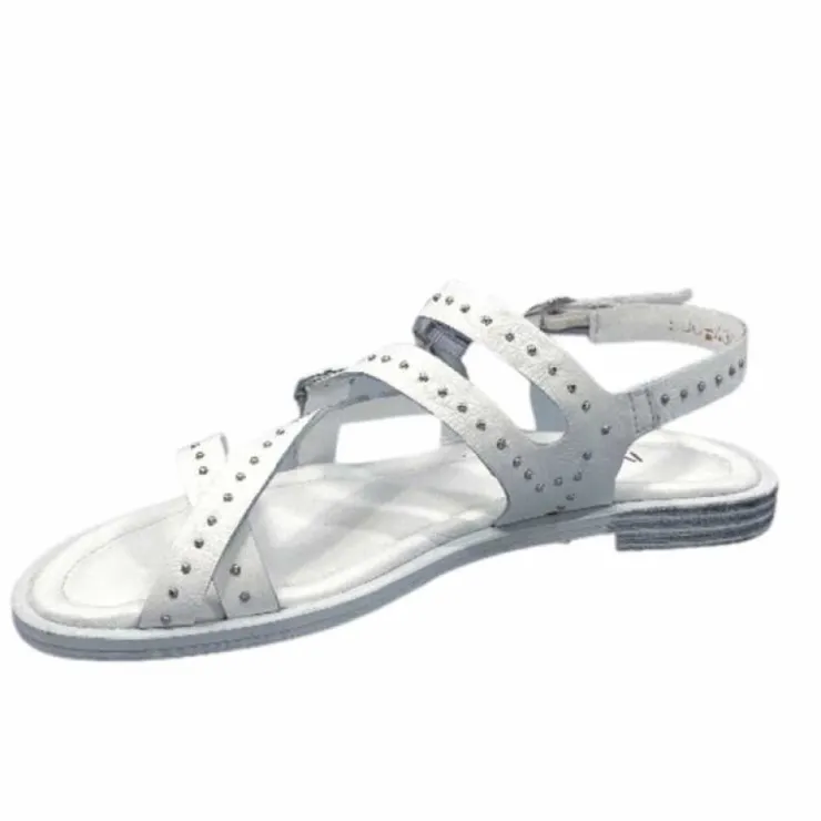 Ivoire0401a Ivoire 500.4301 Cuir Blanc*Femme Sandales