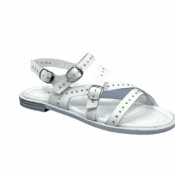 Ivoire0401a Ivoire 500.4301 Cuir Blanc*Femme Sandales