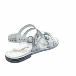 Ivoire0401a Ivoire 500.4301 Cuir Blanc*Femme Sandales