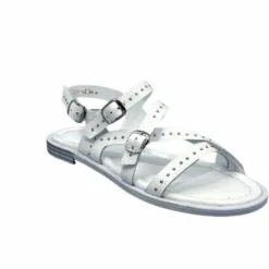 Ivoire0401a Ivoire 500.4301 Cuir Blanc*Femme Sandales