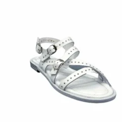 Ivoire0401a Ivoire 500.4301 Cuir Blanc*Femme Sandales