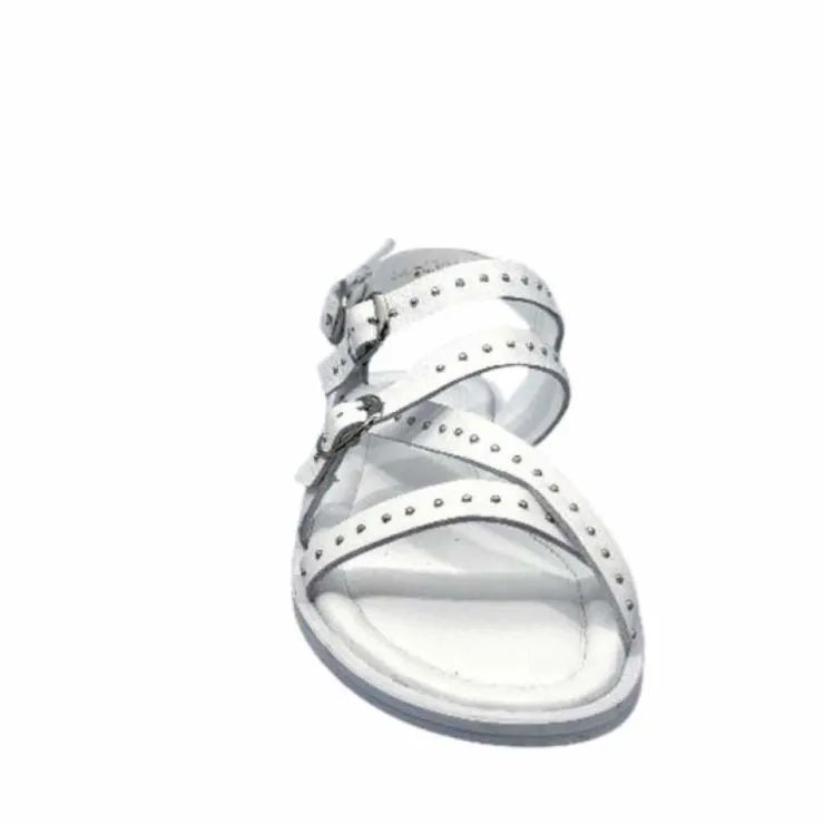 Ivoire0401a Ivoire 500.4301 Cuir Blanc*Femme Sandales