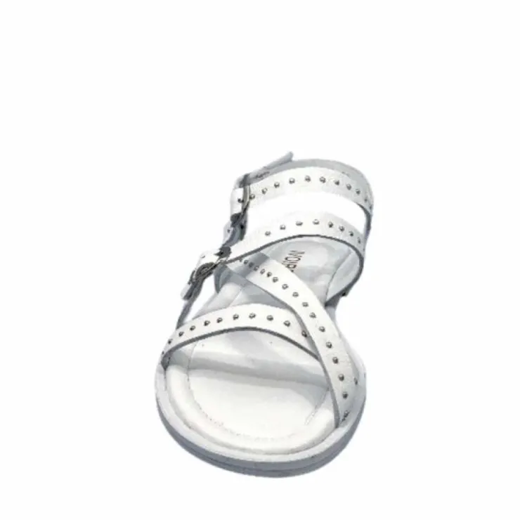 Ivoire0401a Ivoire 500.4301 Cuir Blanc*Femme Sandales