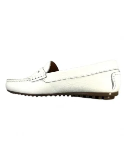 Ivoire0209b Ivoire 10322 Cuir Blanc*Femme Mocassins