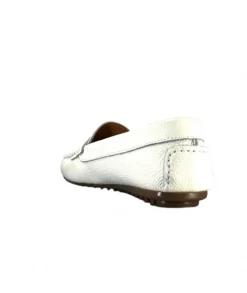 Ivoire0209b Ivoire 10322 Cuir Blanc*Femme Mocassins