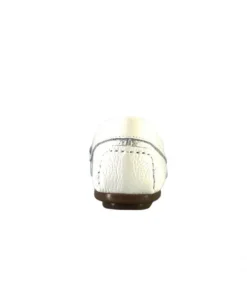 Ivoire0209b Ivoire 10322 Cuir Blanc*Femme Mocassins