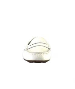 Ivoire0209b Ivoire 10322 Cuir Blanc*Femme Mocassins