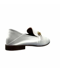 355-ivoire Ivoire 35.48.709 Cuir Blanc*Femme Mocassins