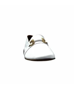 355-ivoire Ivoire 35.48.709 Cuir Blanc*Femme Mocassins
