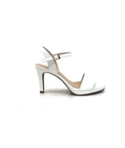 Ivoire0469 Ivoire 2674 Cuir Blanc*Femme Sandales