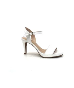 Ivoire0469 Ivoire 2674 Cuir Blanc*Femme Sandales