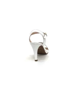 Ivoire0469 Ivoire 2674 Cuir Blanc*Femme Sandales