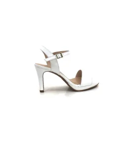 Ivoire0469 Ivoire 2674 Cuir Blanc*Femme Sandales