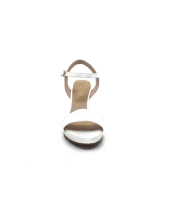 Ivoire0469 Ivoire 2674 Cuir Blanc*Femme Sandales