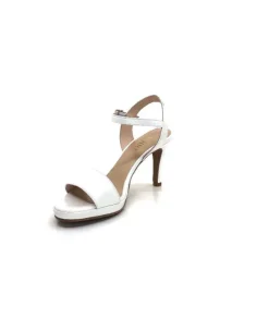 Ivoire0469 Ivoire 2674 Cuir Blanc*Femme Sandales