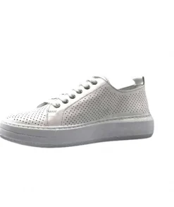 s and m / shoes market Ivoire 382.510 Cuir Blanc*Femme Baskets