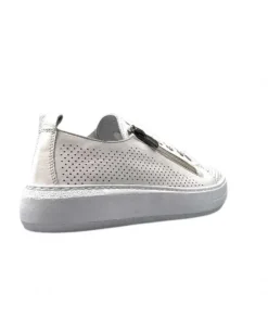 s and m / shoes market Ivoire 382.510 Cuir Blanc*Femme Baskets