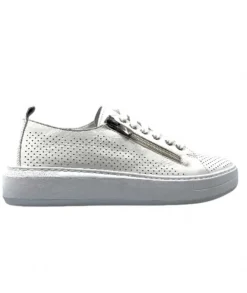 s and m / shoes market Ivoire 382.510 Cuir Blanc*Femme Baskets