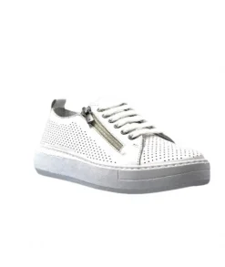 s and m / shoes market Ivoire 382.510 Cuir Blanc*Femme Baskets