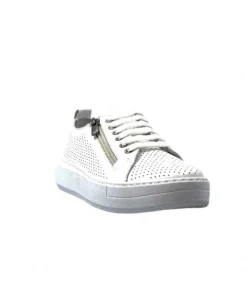 s and m / shoes market Ivoire 382.510 Cuir Blanc*Femme Baskets