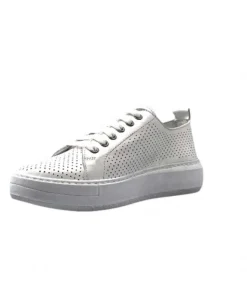 s and m / shoes market Ivoire 382.510 Cuir Blanc*Femme Baskets