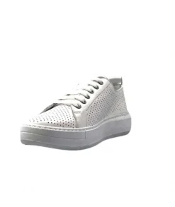 s and m / shoes market Ivoire 382.510 Cuir Blanc*Femme Baskets