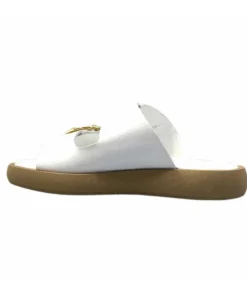 top tris srl Ivoire 8022-02 Cuir Blanc*Femme Mules