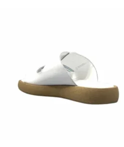 top tris srl Ivoire 8022-02 Cuir Blanc*Femme Mules