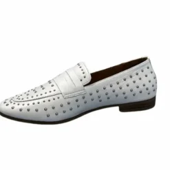 Ivoire0401a Ivoire 500.1000 Cuir Blanc*Femme Mocassins