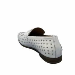 Ivoire0401a Ivoire 500.1000 Cuir Blanc*Femme Mocassins