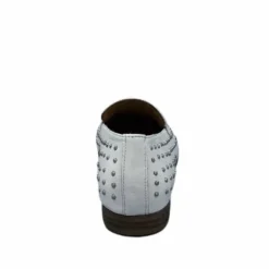 Ivoire0401a Ivoire 500.1000 Cuir Blanc*Femme Mocassins