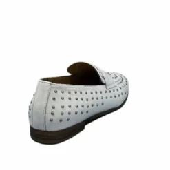 Ivoire0401a Ivoire 500.1000 Cuir Blanc*Femme Mocassins