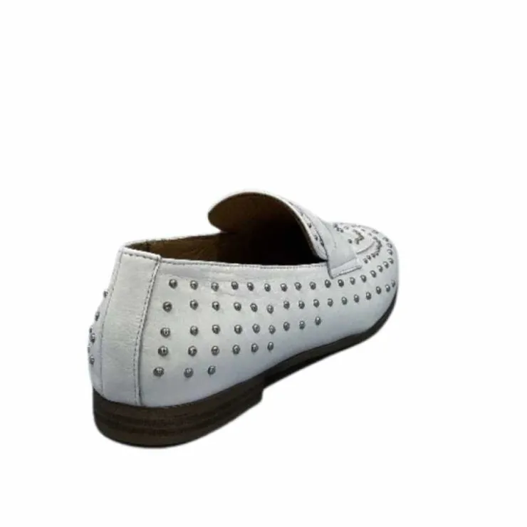 Ivoire0401a Ivoire 500.1000 Cuir Blanc*Femme Mocassins