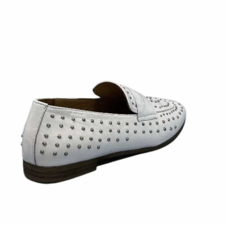 Ivoire0401a Ivoire 500.1000 Cuir Blanc*Femme Mocassins