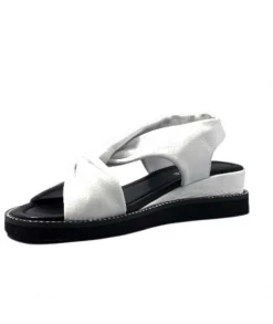 Ivoire-354 Ivoire 107614 Cuir Blanc*Femme Sandales