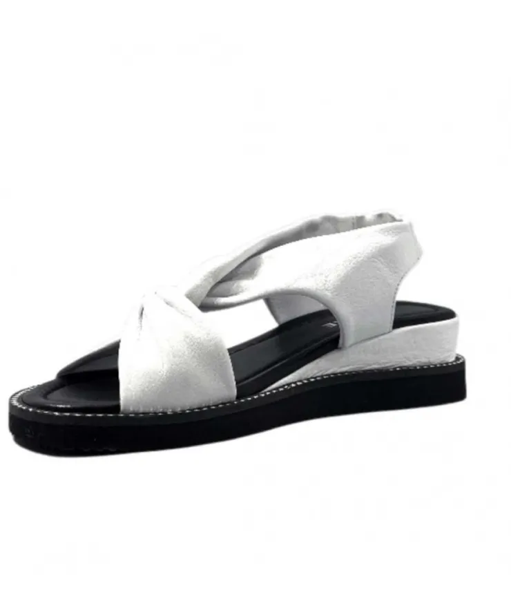 Ivoire-354 Ivoire 107614 Cuir Blanc*Femme Sandales