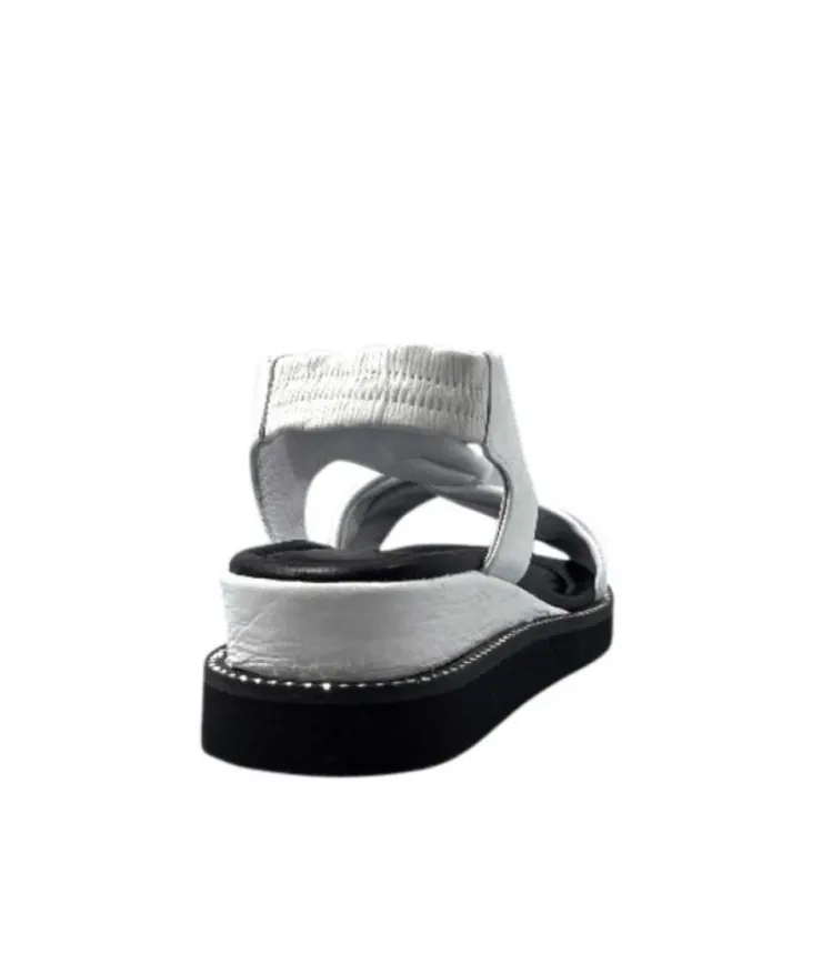 Ivoire-354 Ivoire 107614 Cuir Blanc*Femme Sandales